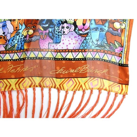 LAUREL BURCH Cats & Dog Scarf - Picture 5 of 5
